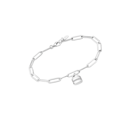 Pulsera Cadena Plata Candado Pulsera Candado Pulsera Cadena 