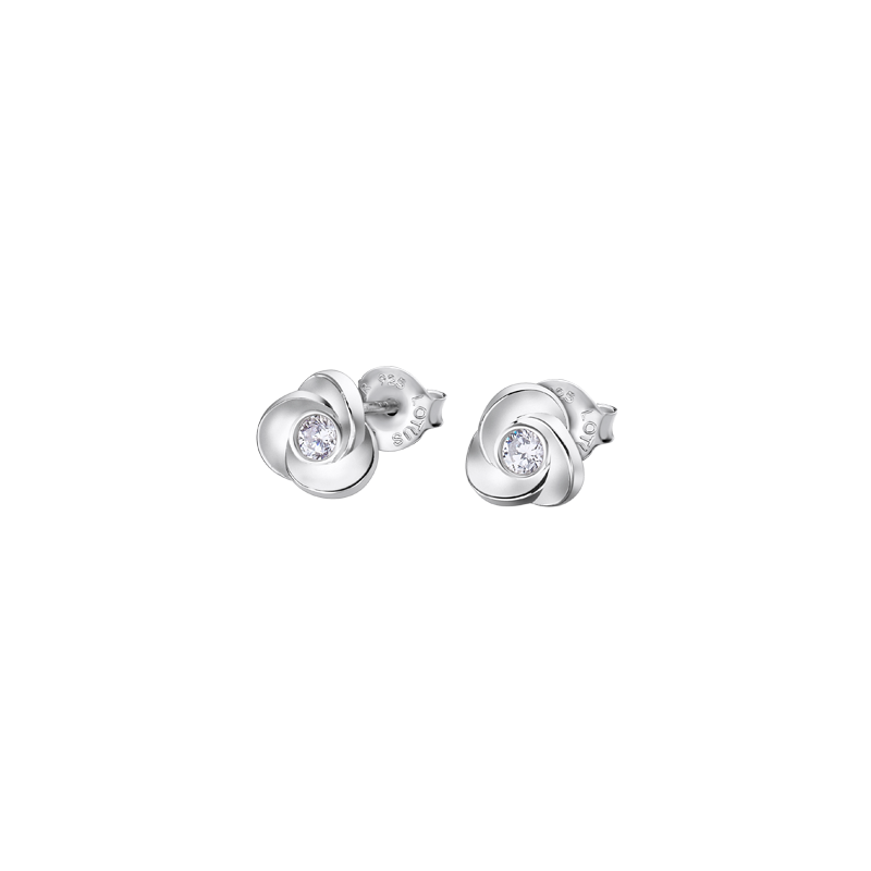 PENDIENTES FLOR LOTUS SILVER PURE ESSENTIAL LP3059-4/1 PLATA, MUJER