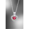 COLLAR CORAZÓN LOTUS SILVER SINFOS LP3555-1/3 PLATA, MUJER