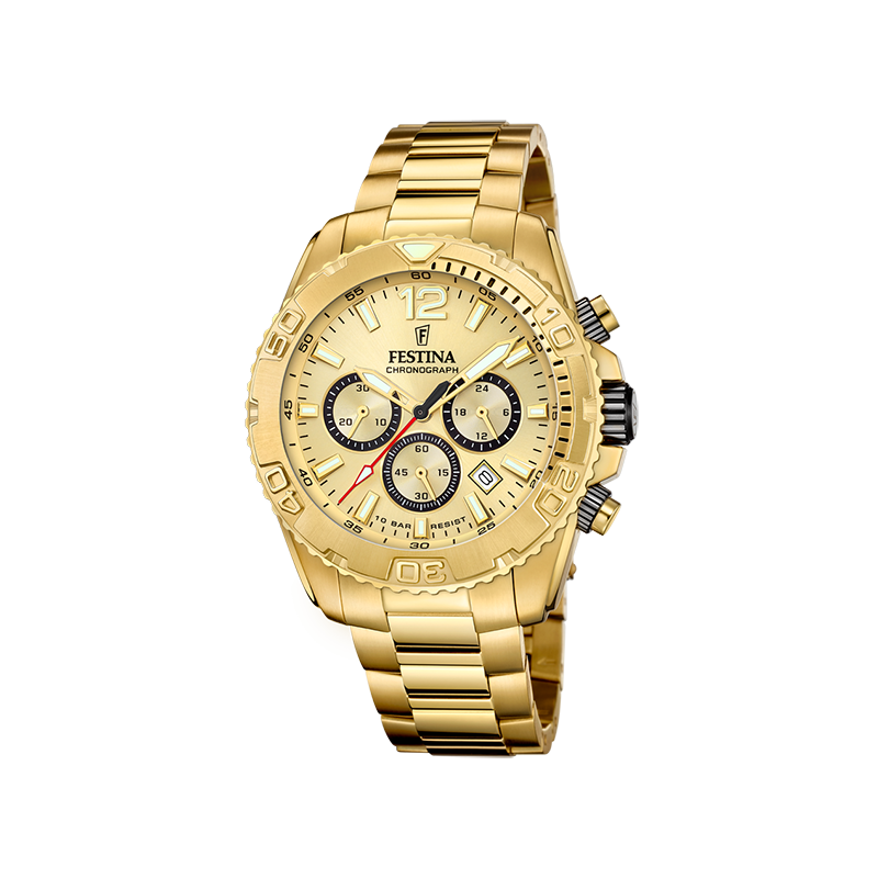 RELOJ FESTINA F20684/1 CHAPADO EN ORO DE  HOMBRE