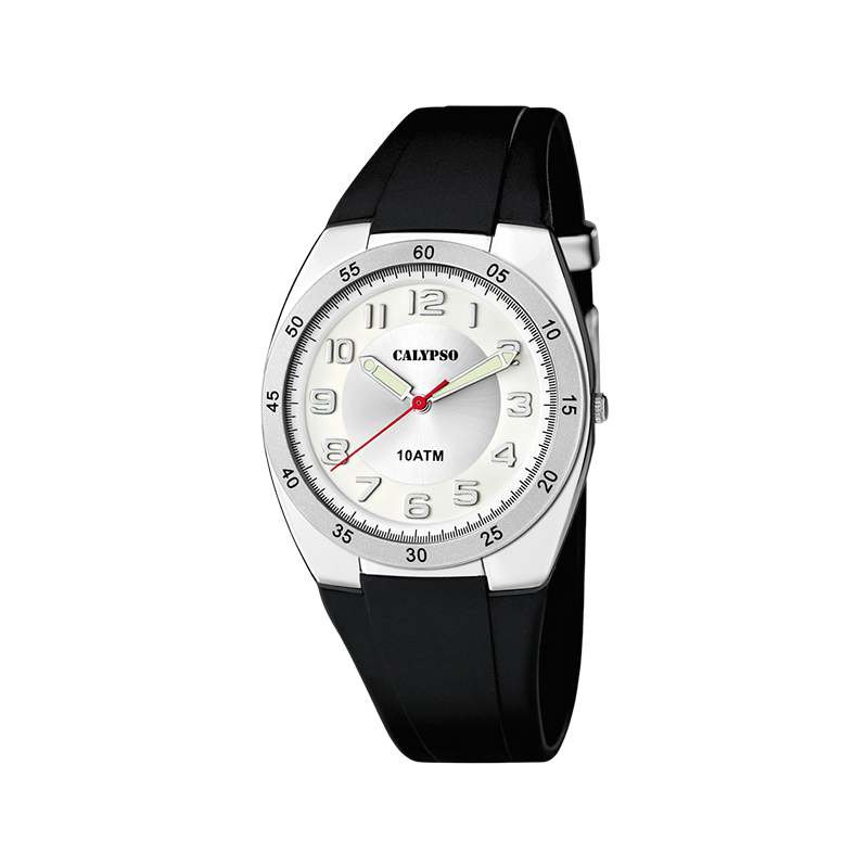 RELOJ CALYPSO STREET STYLE K5753/4 BLANCO CORREA DE CAUCHO, HOMBRE