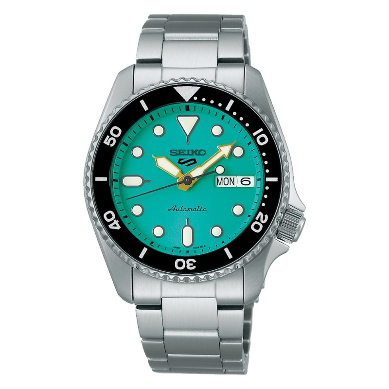 Reloj Seiko 5, SRPK33K1, automático, de acero, sumergible, 38 m/m,