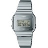 Reloj CASIO WEV-7AEF,  UNISEX,, caja y pulsera de acero