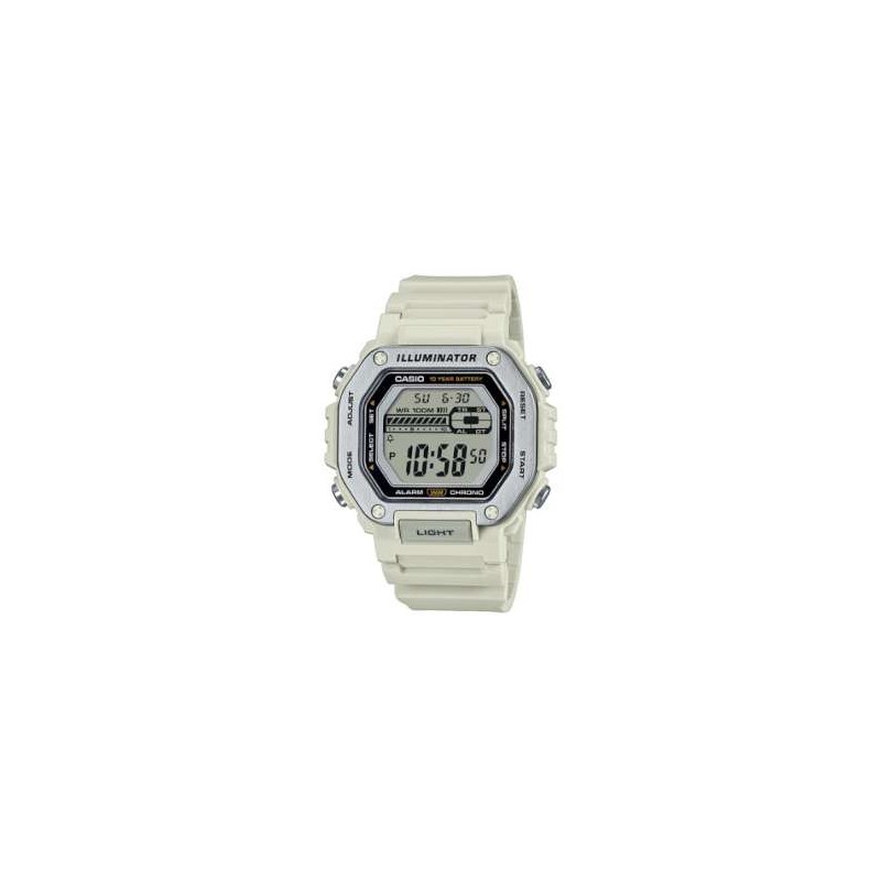 Reloj CASIO MWD-110H-8AV de silicona, sumergible