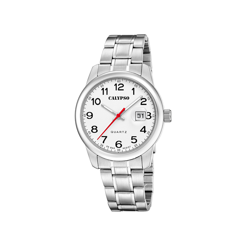 Reloj CALYPSO K5872/1, de caballero, acero, sumergible