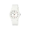 Reloj CASIO LQ-24B-7B, resistente al agua, color blanco.