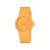 Reloj CASIO MQ-24B-9B, resistente al agua, color naranja.