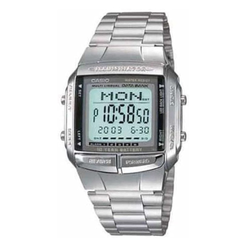 Reloj CASIO DB-360-1A, memoria de teléfonos, alarma-crono