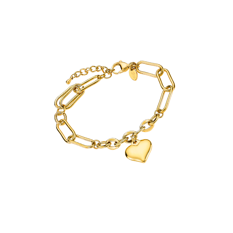 Pulsera de LOTUS STYLE, LS2334-2/2 de acero, chapada en oro.